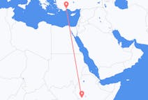 Flyreiser fra Jinka, Etiopia til Antalya, Tyrkia
