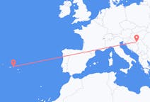 Flights from Osijek, Croatia to Terceira Island, Portugal