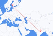 Flights from Raipur, India to Turku, Finland
