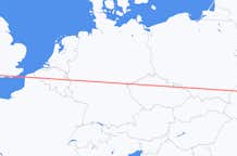 Flyreiser fra Lviv, Ukraina til Southampton, England