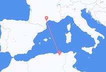 出发地 阿尔及利亚出发地 君士坦丁目的地 法国Aspiran的航班