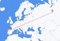Flights from Kogalym, Russia to Porto, Portugal