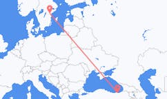 Flyreiser fra Trabzon, til Norrköping