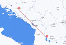 Lennot Ohridista Mostariin
