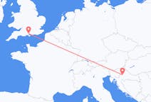 Vols de Southampton, Angleterre à Zagreb, Croatie