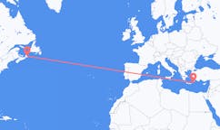 Flights from Sydney, Canada to Karpathos, Greece