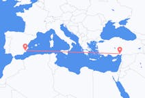 Flights from Murcia, Spain to Adana, Turkey