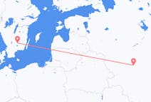Fly fra Kaluga til Växjö