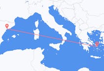 出发地 希腊出发地 米科诺斯目的地 西班牙雷烏斯的航班