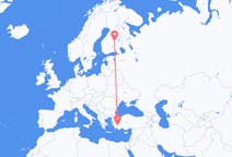 Flyg från Kuopio, Finland till Denizli, Turkiet