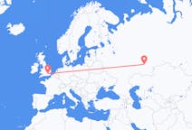 Flyreiser fra Ufa, Russland til London, England