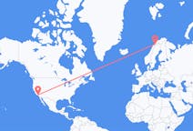 Flyrejser fra Los Angeles til Narvik