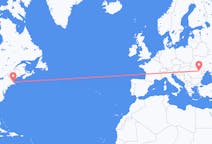 Flights from Boston, the United States to Bacău, Romania