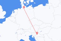 Vols de Zagreb, Croatie pour Hambourg, Allemagne