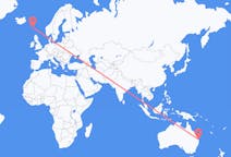 Flyreiser fra Brisbane, Australia til Sørvágur, Færøyene