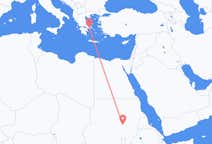 Flyreiser fra Khartoum, Sudan til Athen, Hellas