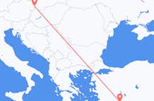 Vluchten van Bratislava naar Antalya