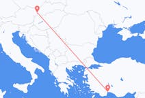 Flights from Bratislava in Slovakia to Antalya in Turkey