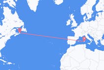 Flyrejser fra Sydney, Canada til Cagliari, Italien