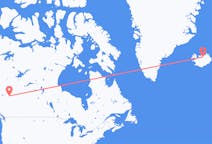 Flights from Dawson Creek, Canada to Akureyri, Iceland