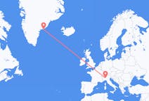 Flights from Milan, Italy to Kulusuk, Greenland