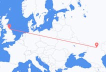 Flights from Volgograd, Russia to Durham, England, the United Kingdom