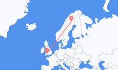 Flights from Gällivare to Cardiff