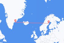 Flyreiser fra Kulusuk, Grønland til Skelleftea, Sverige