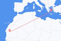 Flyg från Atar, Mauretanien till Paros, Grekland