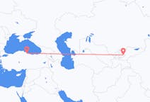 Flug frá Andijan, Úsbekistan til Samsung, Tyrklandi