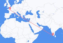 Flyreiser fra Thiruvananthapuram, India til Tours, Frankrike