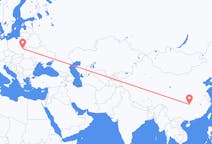 Flyreiser fra Zhangjiajie, Kina til Lublin, Polen