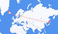 Flüge von Aomori, Japan nach Reykjavík, Island