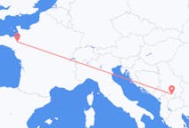 Flüge von Pristina, Kosovo nach Rennes, Frankreich