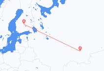 Flyrejser fra Ufa, Rusland til Jyväskylä, Finland