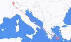 Flights from Bern, Switzerland to Santorini, Greece