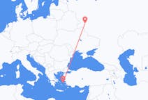 Flights from Bryansk, Russia to Icaria, Greece