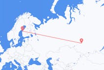 Flyg från Tomsk till Vasa