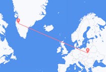 出发地 波兰卢布林目的地 格陵兰坎格鲁斯苏克的航班