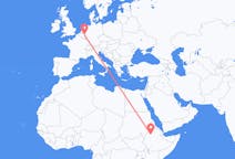 Flüge von Bahir Dar, Äthiopien nach Maastricht, die Niederlande