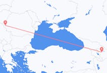 Flyreiser fra Gandsja, til Timișoara