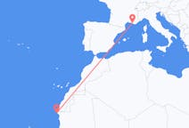 Vluchten van Nouadhibou naar Marseille