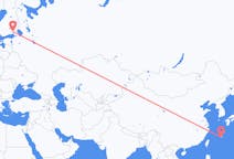 Flyreiser fra Okinawa, Japan til Villmanstrand, Finland