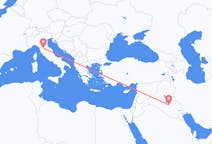 Flights from Najaf, Iraq to Florence, Italy