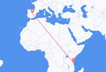 Flights from Mafia Island, Tanzania to Madrid, Spain