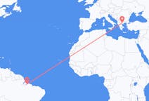 Flyrejser fra Belém, Brasilien til Thessaloniki, Grækenland