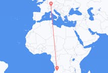 Flights from Huambo, Angola to Thal, Switzerland
