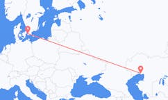 Vols d’Atyraou, le Kazakhstan vers Malmö, Suède