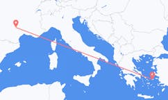 Flights from Rodez, France to Icaria, Greece
