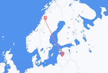 Flüge von Hemavan, nach Riga